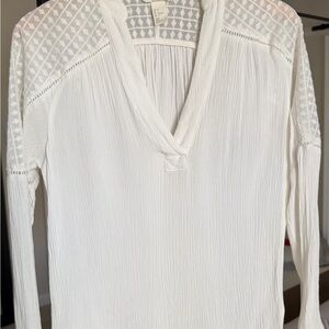 Bohemian Style Ivory Women's Top